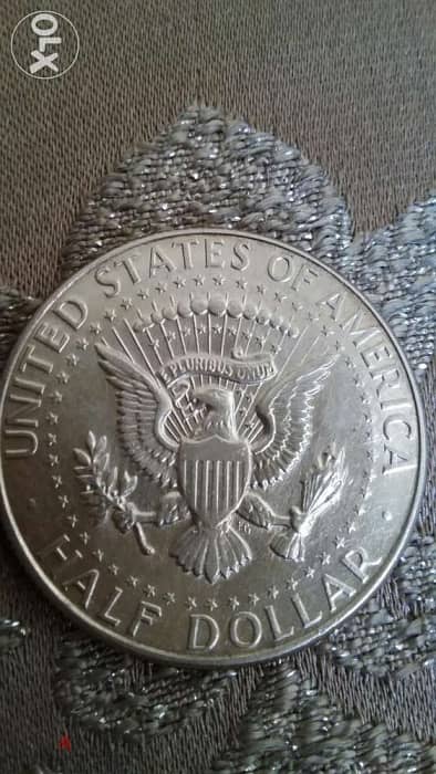 USA Half Dollar Silver Coin President John Kennedy Memorial year 1967 1