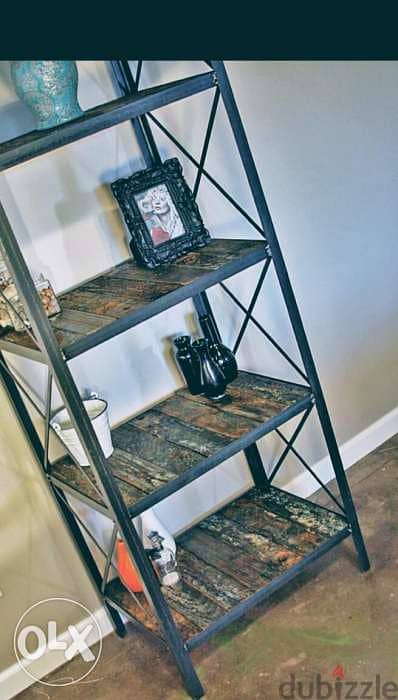 [ Contemporary furniture of industrial steel - bookcase/display racks] 2