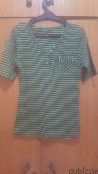 PEPPERCORN cotton T- shirt top small 36 بلوزة تيشرت قطن