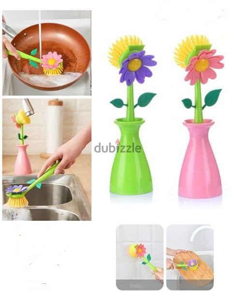 the cutest sink brushes with stand 4