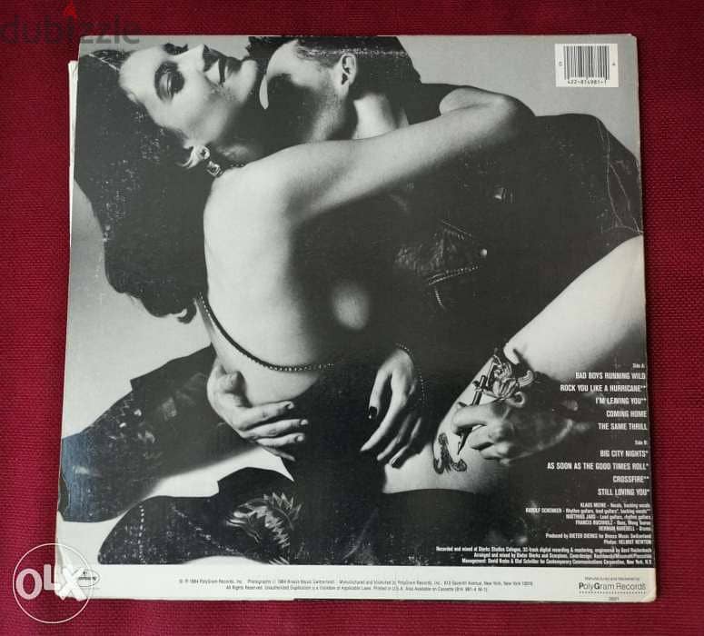 Scorpions - Love At First Sting - Vinyl - 1984 1