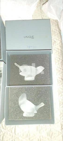 lalique crystal and christofle original 100% 3