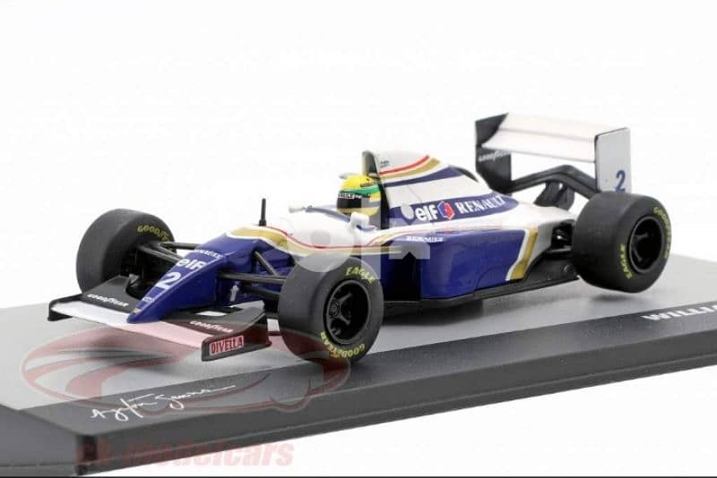 Ayrton Senna Williams FW16 diecast car model 1:43 1