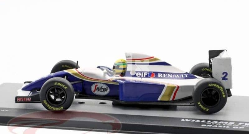 Ayrton Senna Williams FW16 diecast car model 1:43 2