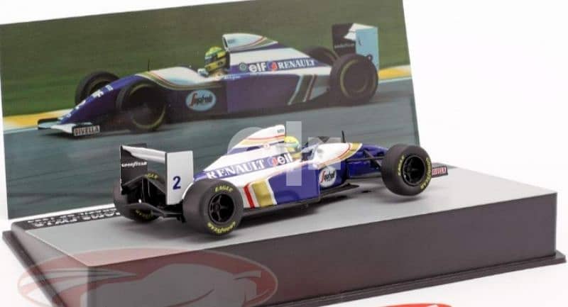 Ayrton Senna Williams FW16 diecast car model 1:43 4