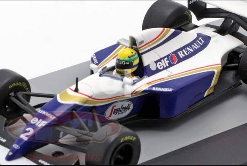 Ayrton Senna Williams FW16 diecast car model 1:43 5