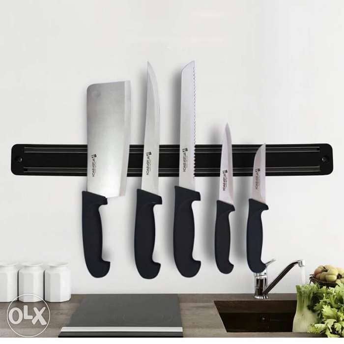 Magnetic Knife Holder Wall Mount Black Knife Rack For Plastic Block Ma 0