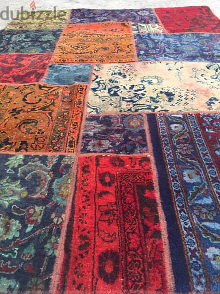 سجاد عجمي 195/145. Persian Carpet. Tapis. Hand made 1