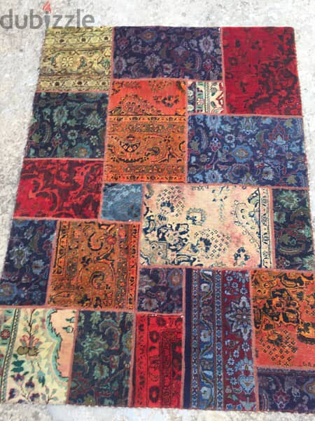 سجاد عجمي 195/145. Persian Carpet. Tapis. Hand made 3