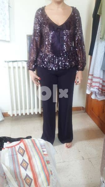 pantalon with payette top size 42