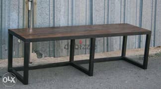 [ Customized contemporary industrial steel bench ]