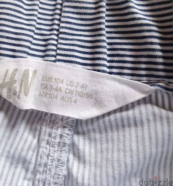 H&M short in excellent condition - 3-4years 3