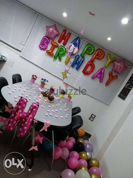 13Pcs Happy Birthday Foil Letter Balloon Party Decorations 0