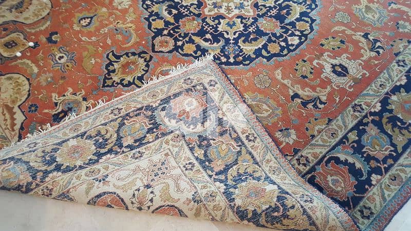 2 Fine antique Persian Tabriz Heriz carpet 1