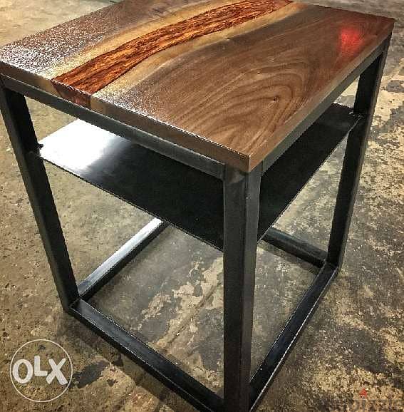 [ Contemporary heavy industrial steel - coffee table ] 1