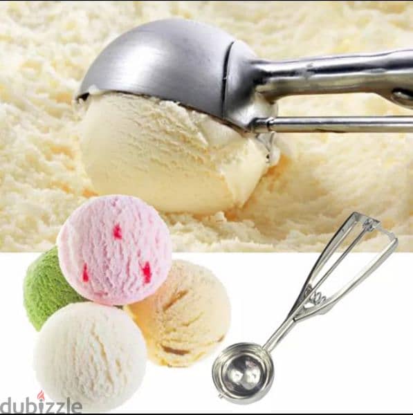excellent stainless ice cream scoop 3$ 2
