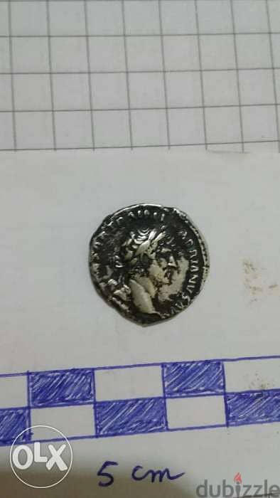 Ancient Roman Silver Coin for Emperor Trajan year 98 AD