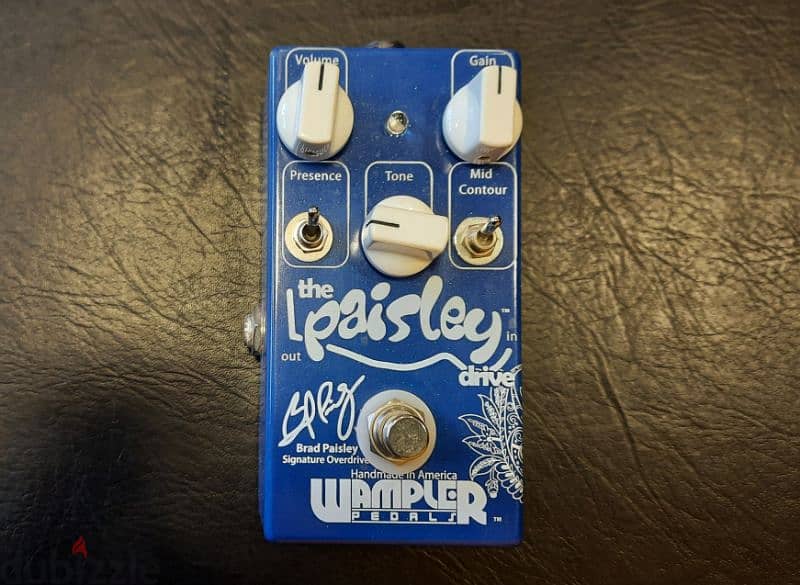 Whampler Brad Paisley signiture overdrive pedal 1