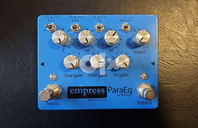 Empress ParaEq analog pedal 1