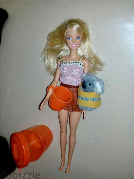 Barbie FASHIONISTA -KOALA CARE as new doll +Pet +trash pack Toy=16$ 7