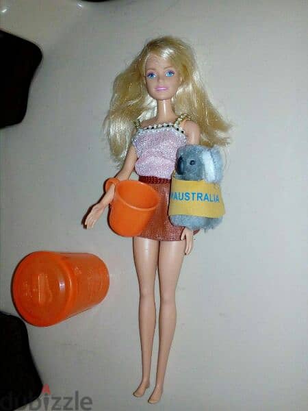 Barbie FASHIONISTA -KOALA CARE as new doll +Pet +trash pack Toy=16$ 5