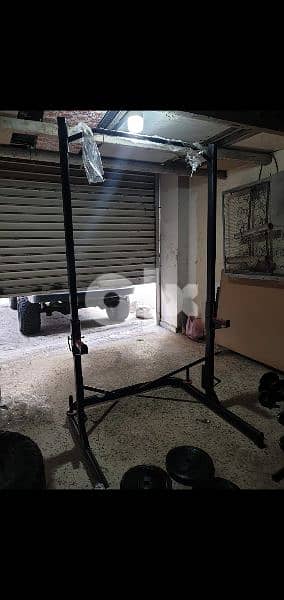 Squat rack DOMIOS  like New 03027072 GEO SPORTS 1