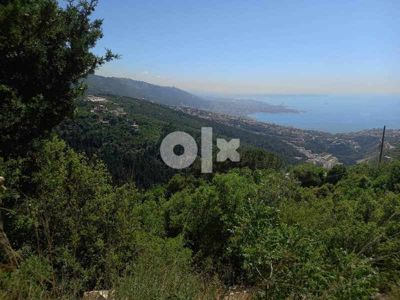 L09315-Land for Sale In A Prime Location in Kfour Overloooking Jounieh 2