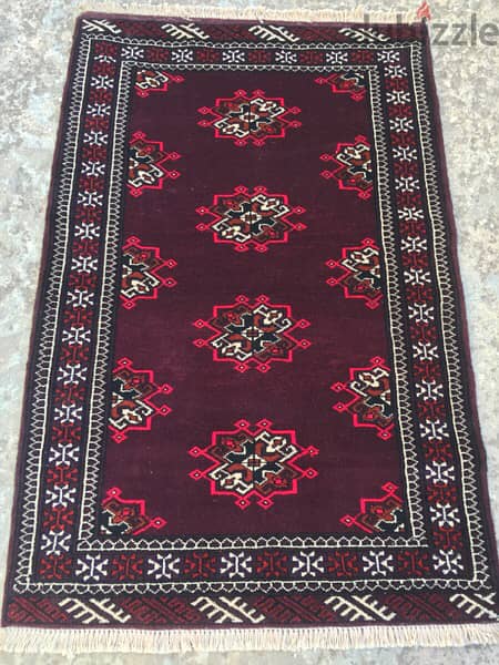 سجاد عجمي. شغل يدوي صوف130/85. persian Carpet. Tapis. Hand made 2