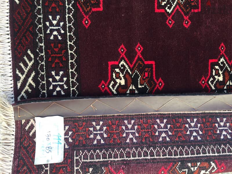 سجاد عجمي. شغل يدوي صوف130/85. persian Carpet. Tapis. Hand made 5