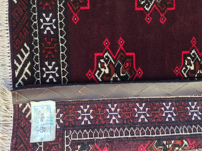 سجاد عجمي. شغل يدوي صوف130/85. persian Carpet. Tapis. Hand made 7