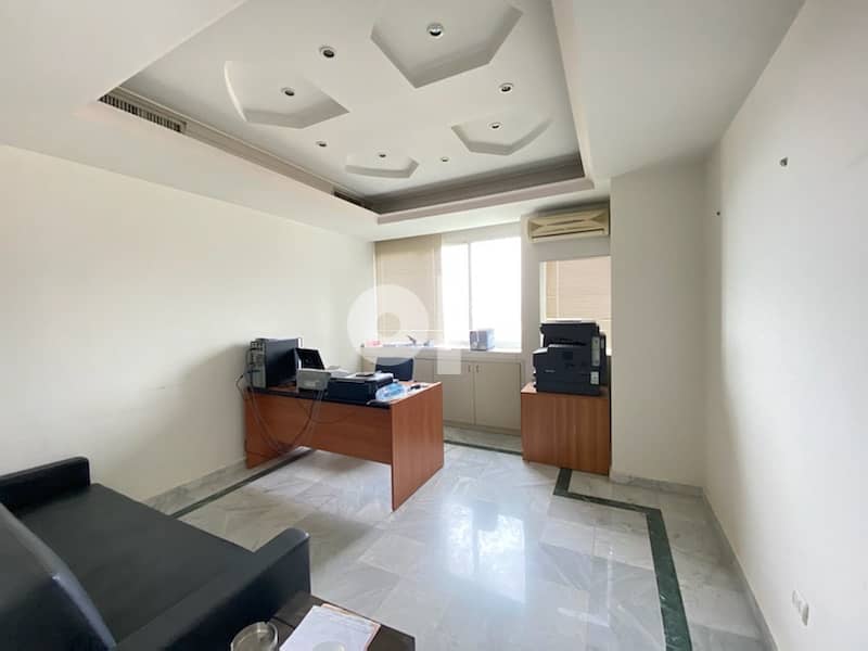 A 150sqm office in Jdeideh in a very nice location with open views. 1