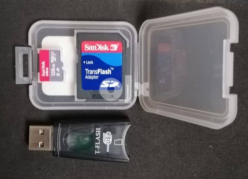 MicroSD 128GB, 20$, with two adapters 0