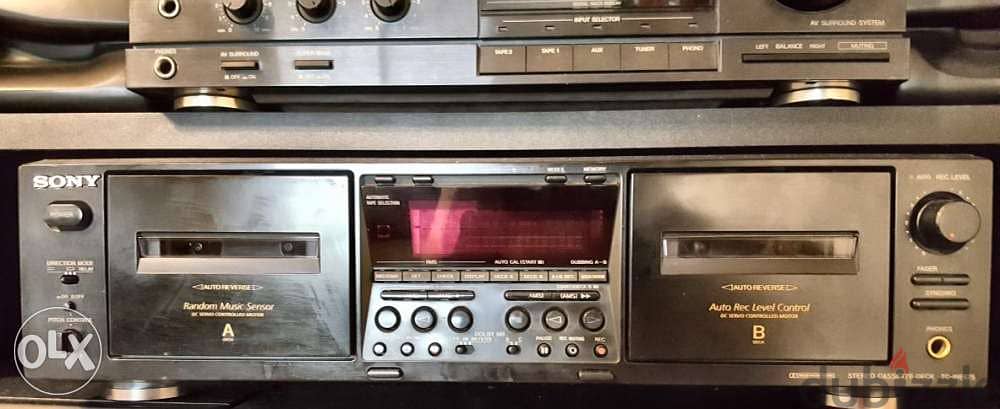SONY Stereo Double Cassette Dolby Deck TC-WE675 0