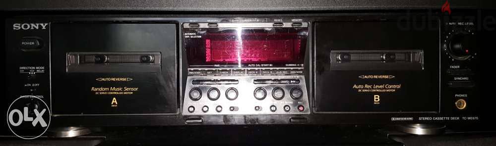 SONY Stereo Double Cassette Dolby Deck TC-WE675 1