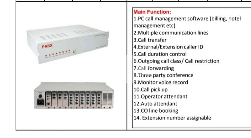 pabx 32 line extensions  6 external 1