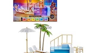 Rainbow High Color Change Pool & Beach Playset : 7-in-1 Light-Up