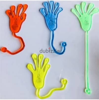 Sticky stress relief palm hands