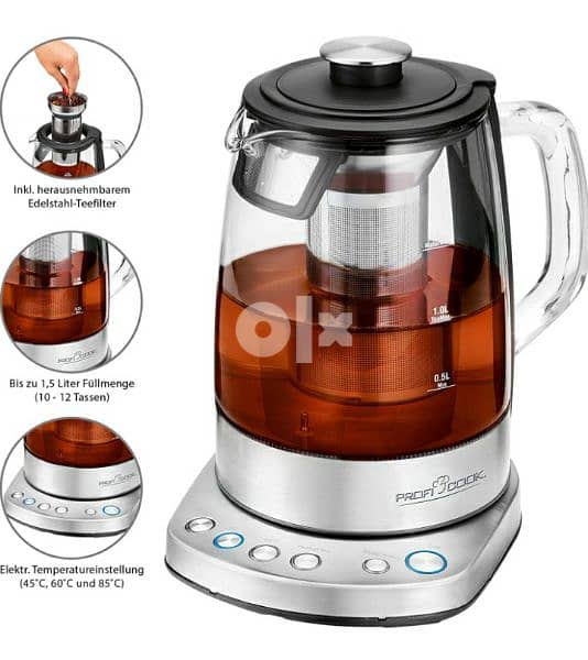 ProfiCook PC-WKS 1167 G, 2in1 tea and water kettle  /3$delivery 1