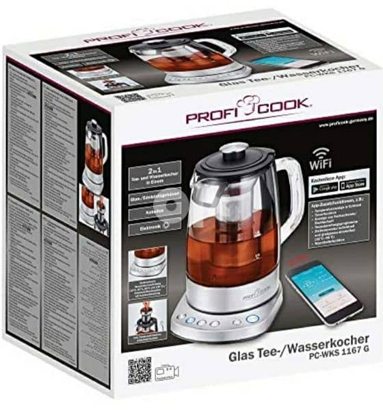 ProfiCook PC-WKS 1167 G, 2in1 tea and water kettle  /3$delivery 4