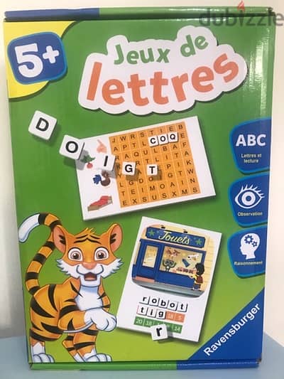 Ravensburger toys  jeux de lettres 5 years