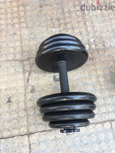 adjustable dumbells like new we have also all sports equipment 1