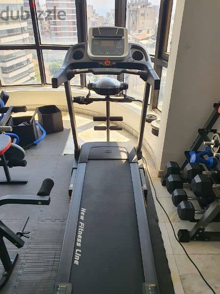 Treadmill FITNESS LINE  like New 150 kg 03027072 GEO SPORTS 1