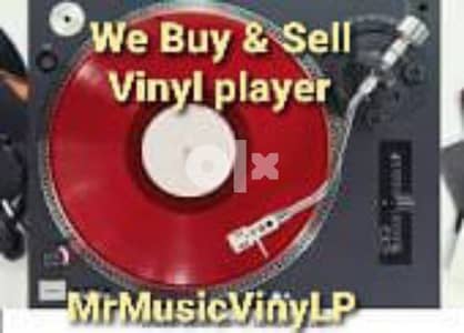 We Buy & Sell turntable/Vinylplayer