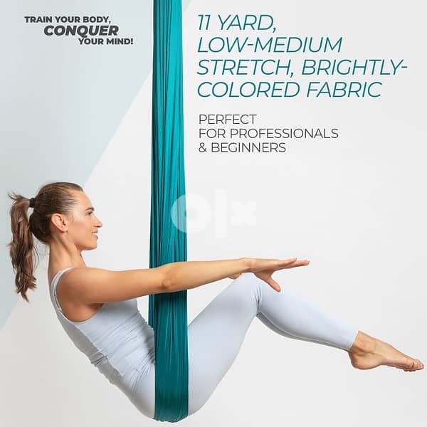 Premium Ariel Yoga Hammock 10m 7