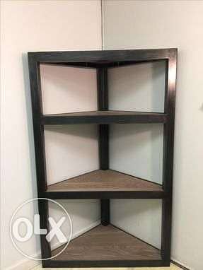 [ Customized industrial steel furniture - Steel Corner Shelf ] 1