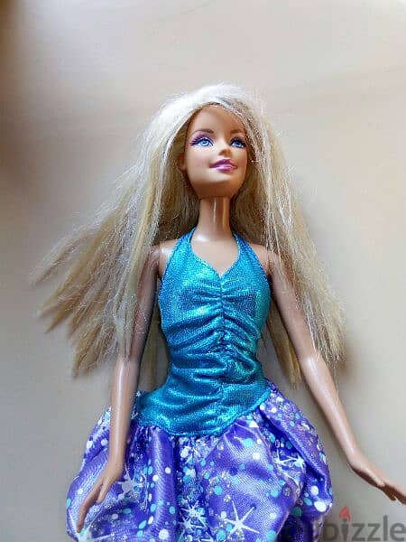 Barbie ICE SKATE DANCER as new Mattel doll bend legs straight hair=15$ 3