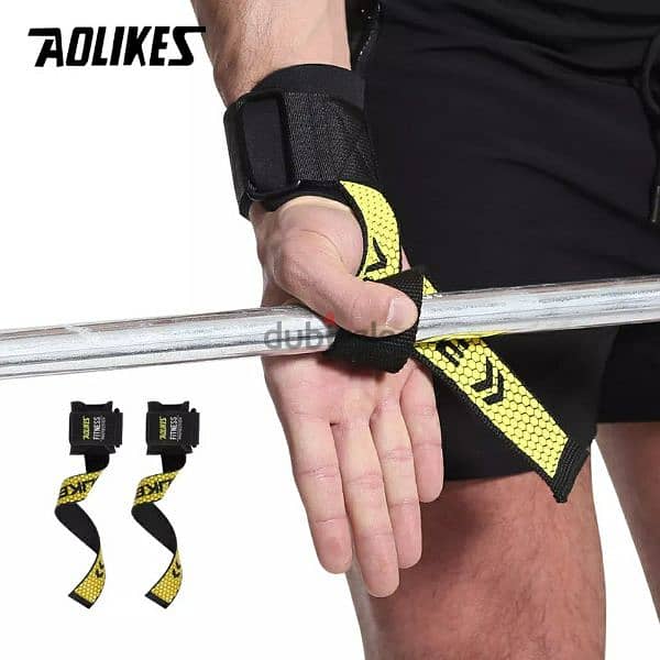 AOLIKES 1 Pair Wrist  Wraps For Weight Lifting 3