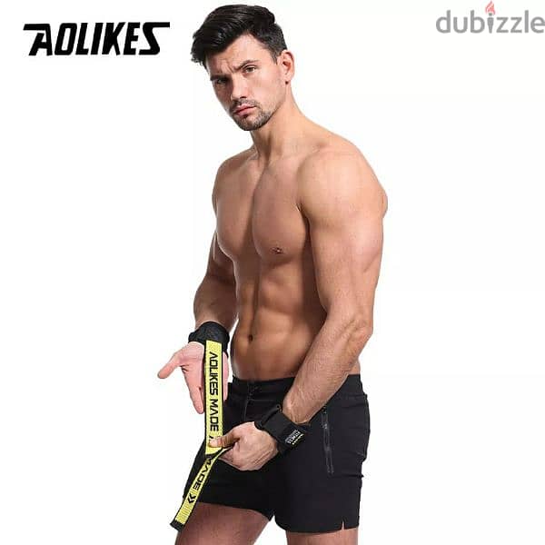 AOLIKES 1 Pair Wrist  Wraps For Weight Lifting 6