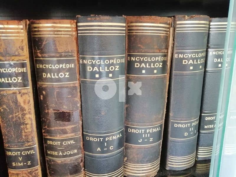 Ancienne Encyclopédie Dalloz-  23 volumes 2
