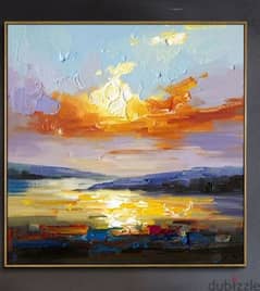 impressionist sunrise painting